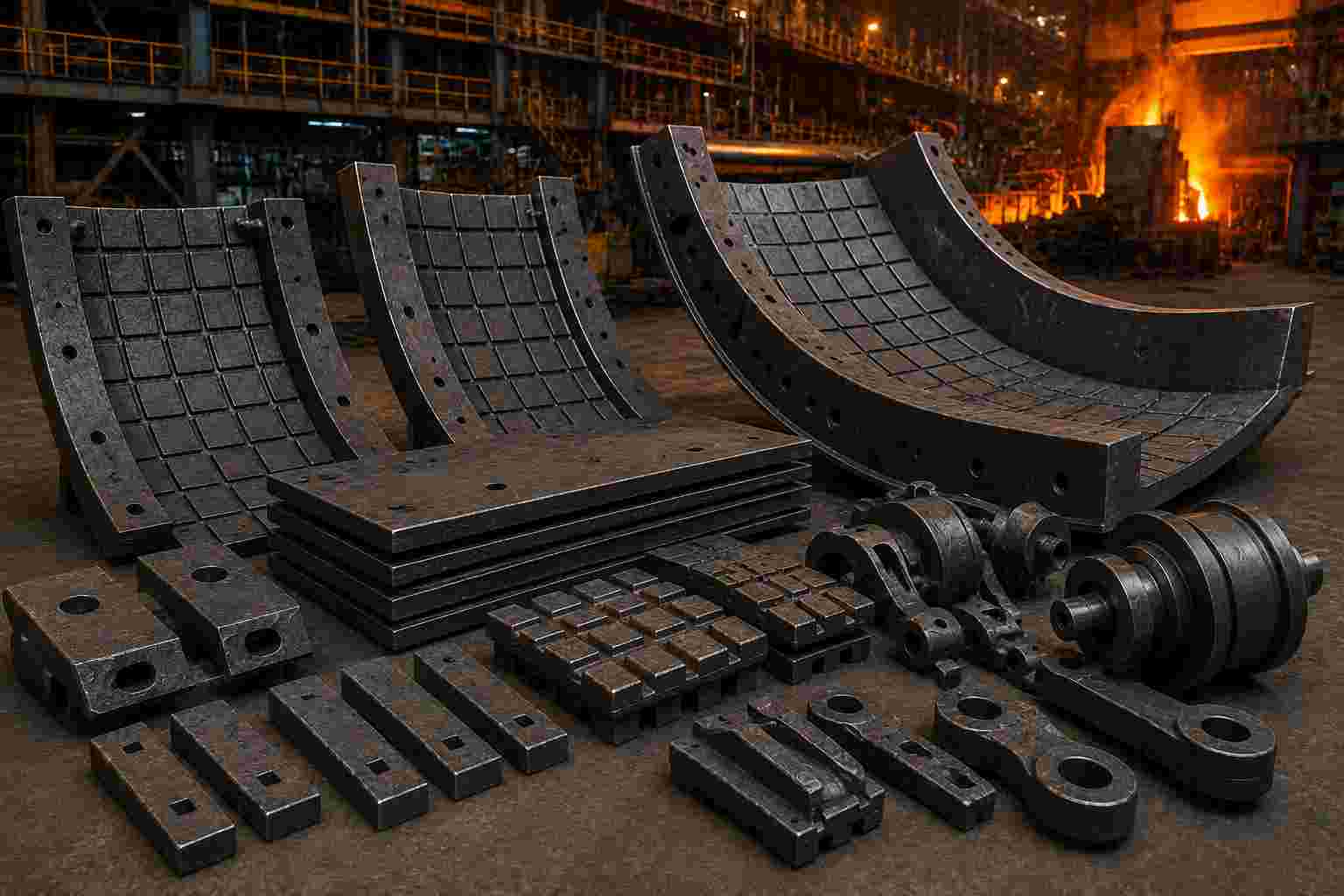 Chute liners for ore handling